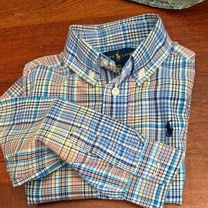 Ralph Lauren Kids Multicolor Plaid Button Down Shirt